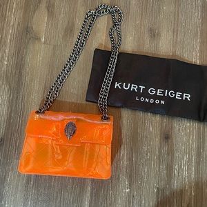 Kurt Geiger Orange PVC Bag